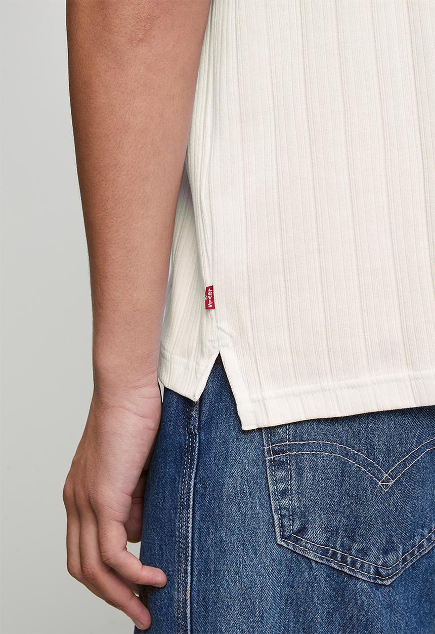 Levi’s® - Varigated ribs polo - white / off white