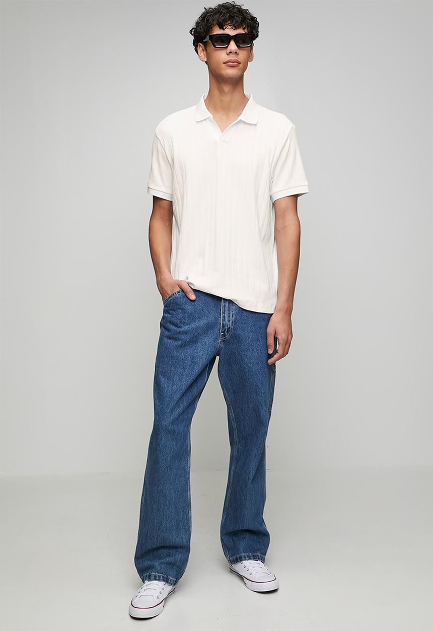 Levi’s® - Varigated ribs polo - white / off white