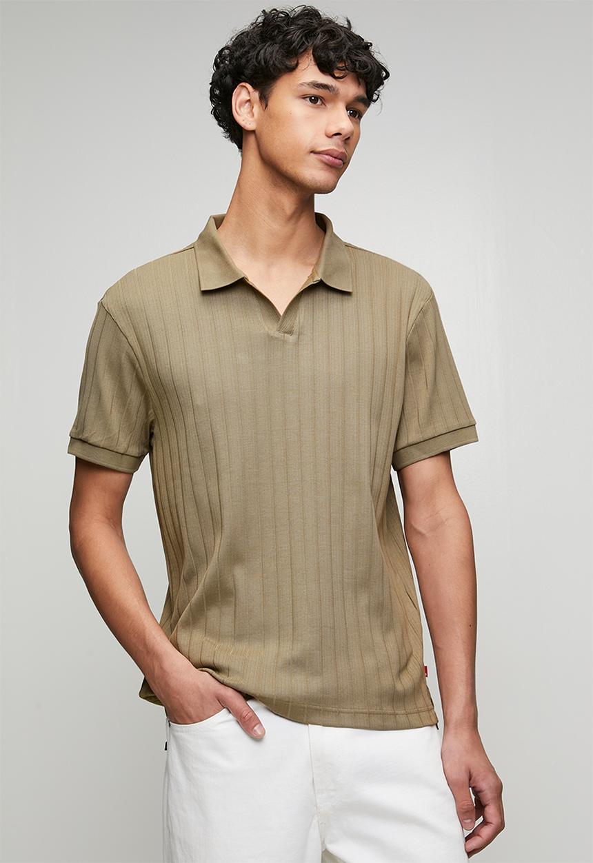 Levi’s® - Varigated ribs polo - brown