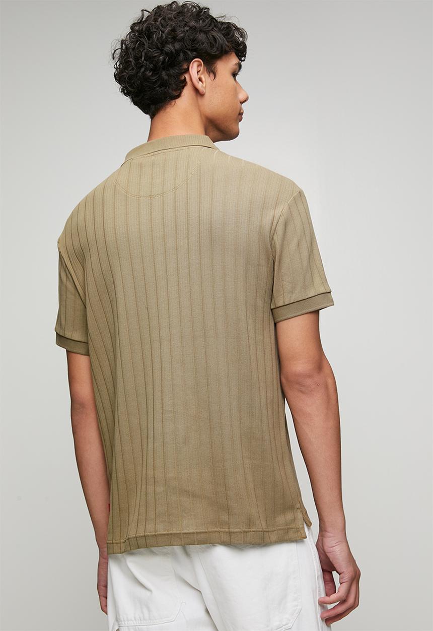 Levi’s® - Varigated ribs polo - brown