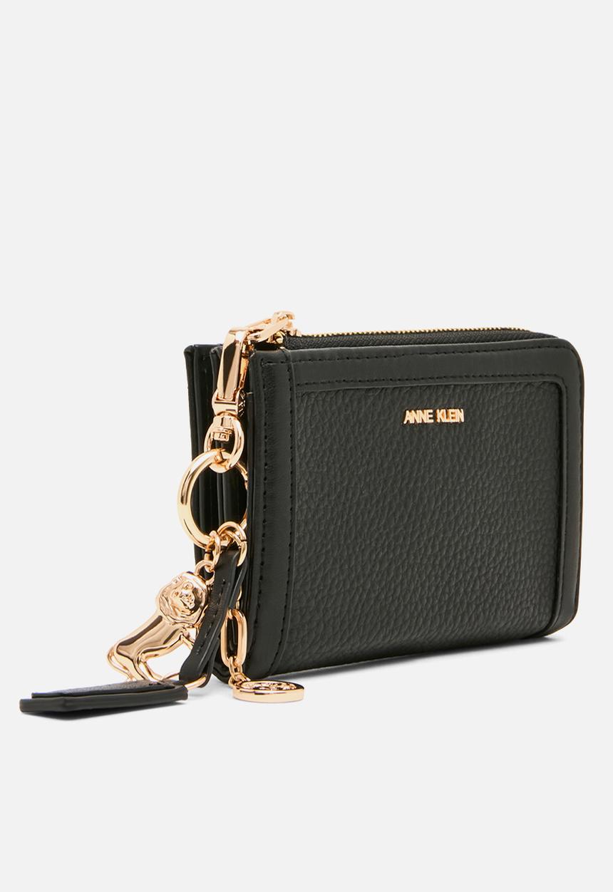 Anne Klein - Bifold Wallet w/ Charms - Black