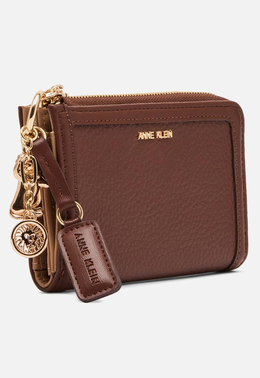 Anne Klein - Bifold Wallet w/ Charms - Walnut