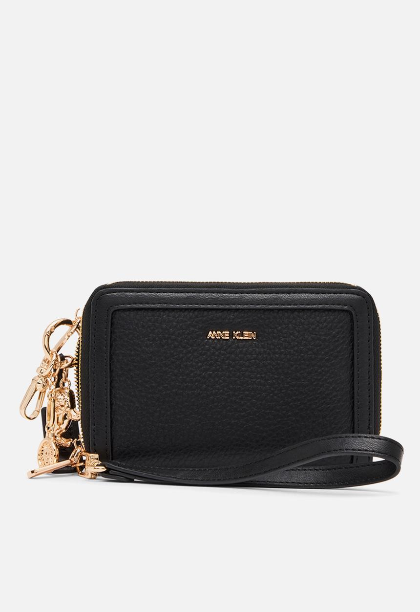 Anne Klein - Double Zip Around w/ Charms - Black