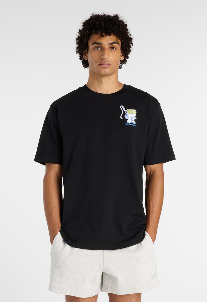 New Balance  - Fish and Chips T-Shirt - Black