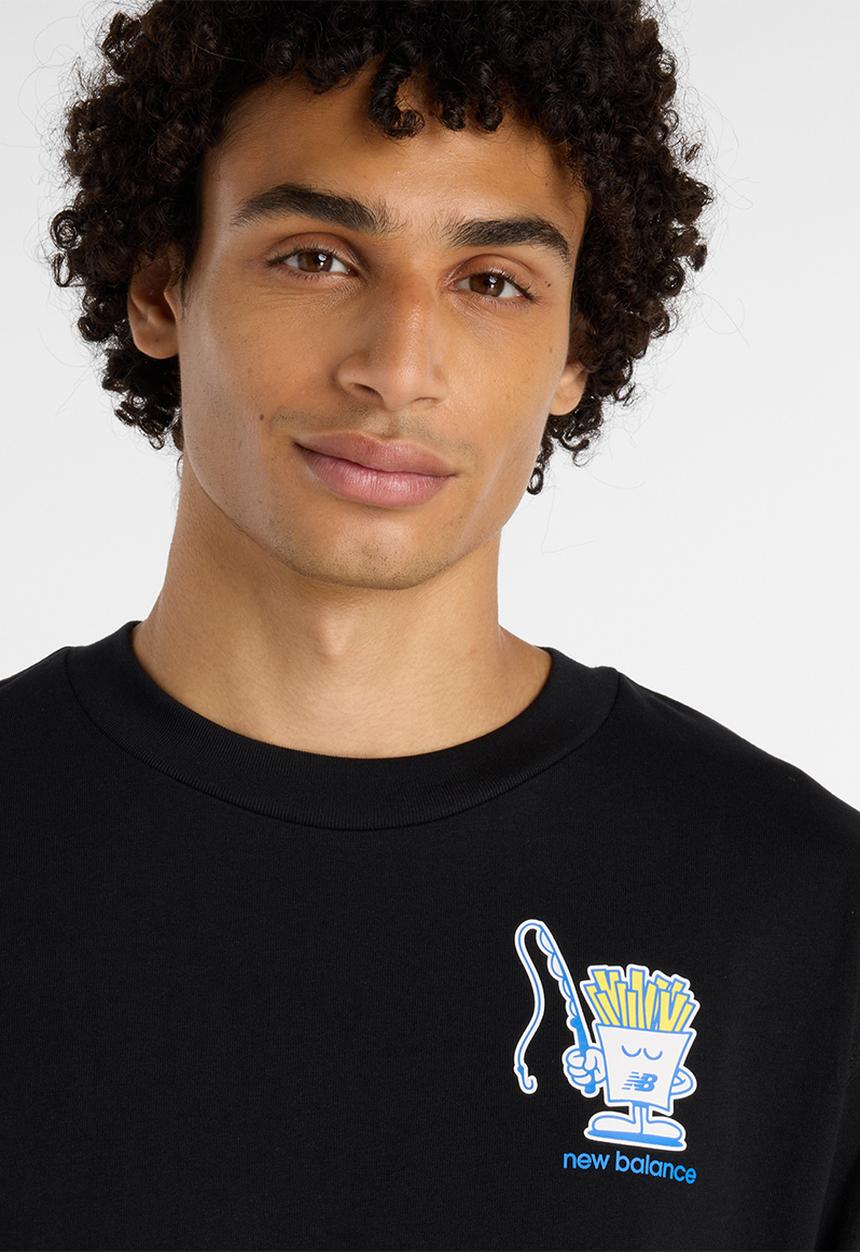 New Balance  - Fish and Chips T-Shirt - Black