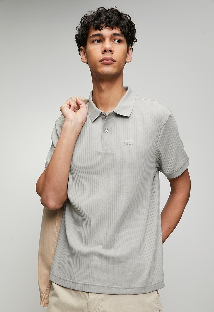 Levi’s® - Classic varigated ribs polo - grey