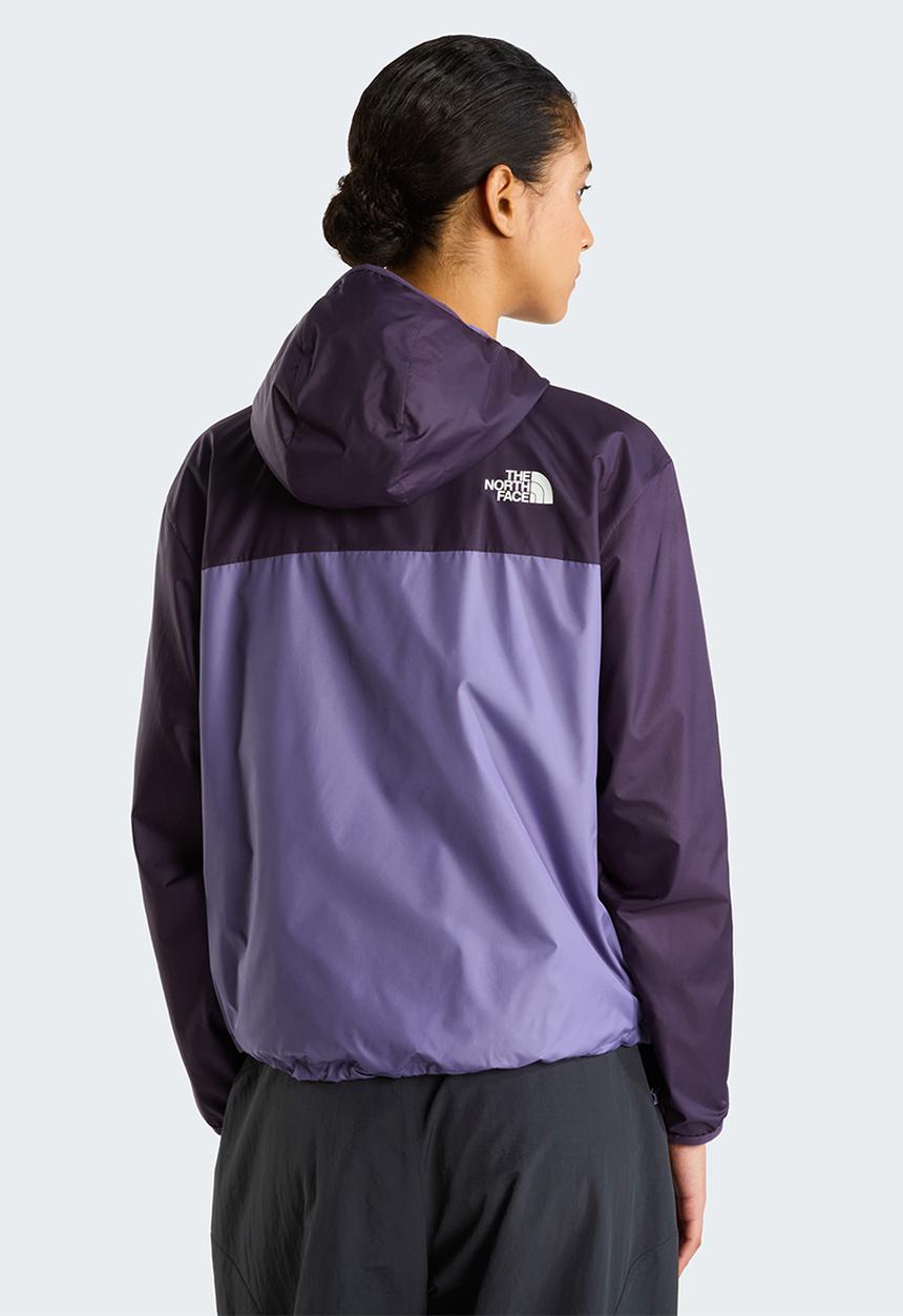 The North Face - W Nuketo Wind Jacket - Grounded Plum-Endless Dusk