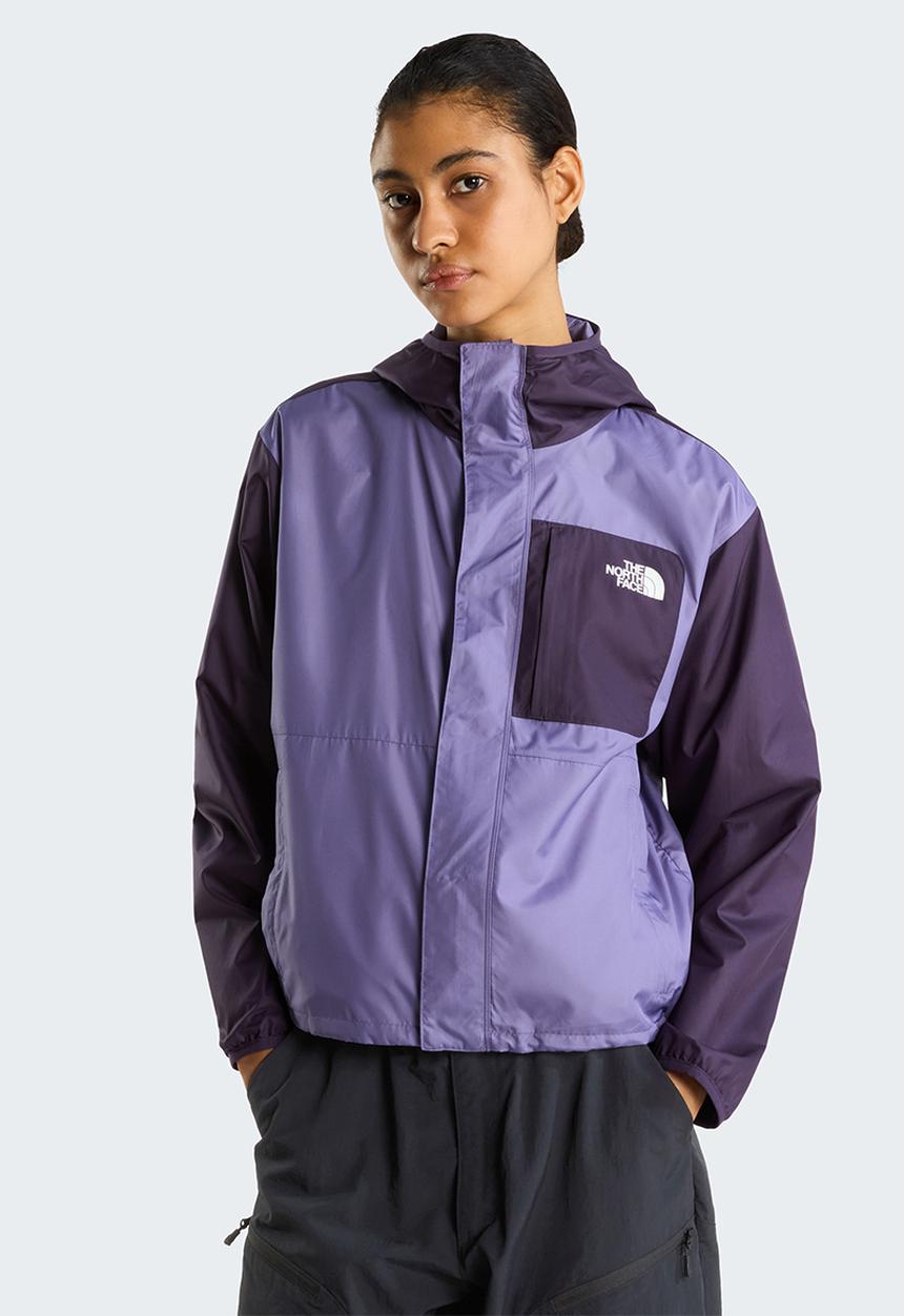 The North Face - W Nuketo Wind Jacket - Grounded Plum-Endless Dusk