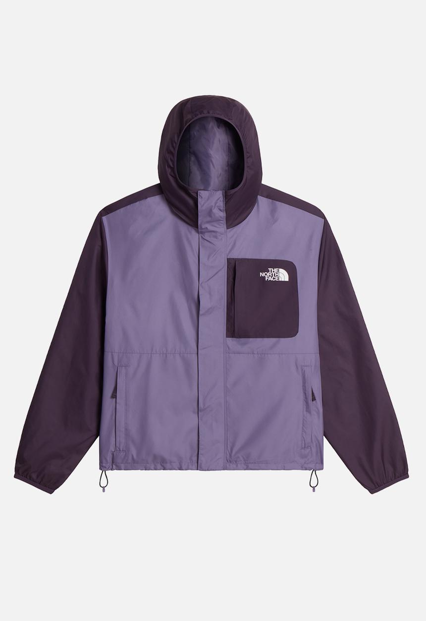 The North Face - W Nuketo Wind Jacket - Grounded Plum-Endless Dusk
