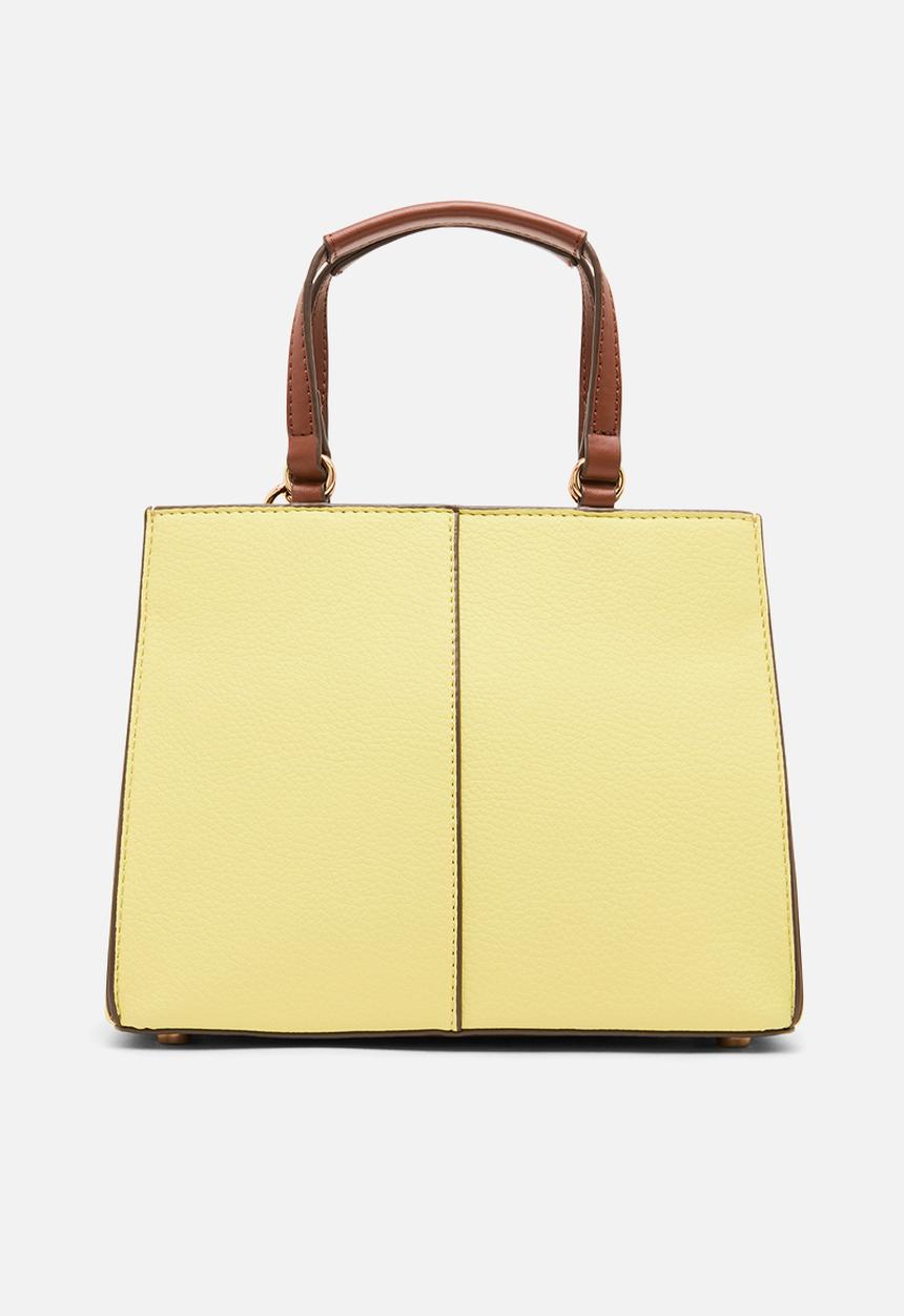 Anne Klein - Satchel w/ Detachable Strap - Vanilla Latte/Hazelnut