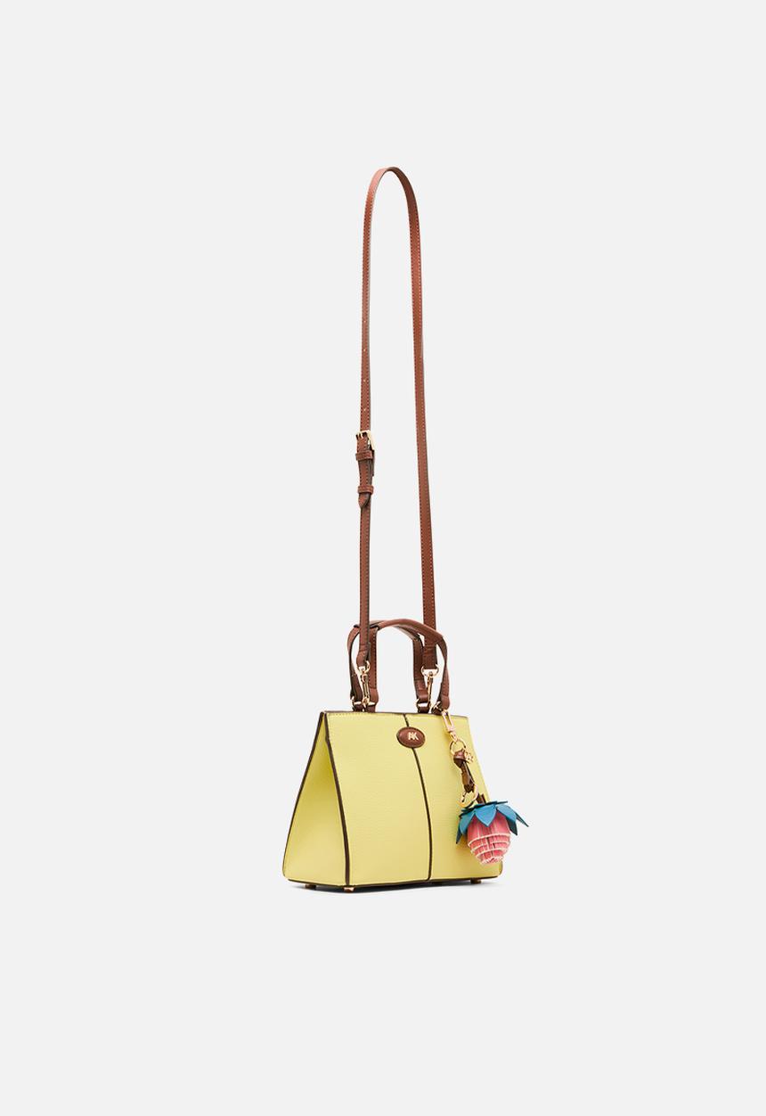Anne Klein - Satchel w/ Detachable Strap - Vanilla Latte/Hazelnut