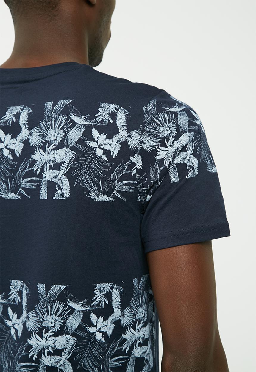 PRODUKT - Indigo flower tee s/s