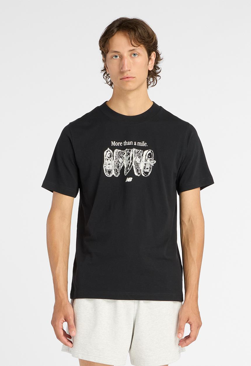 New Balance  - Miler T-Shirt - Black