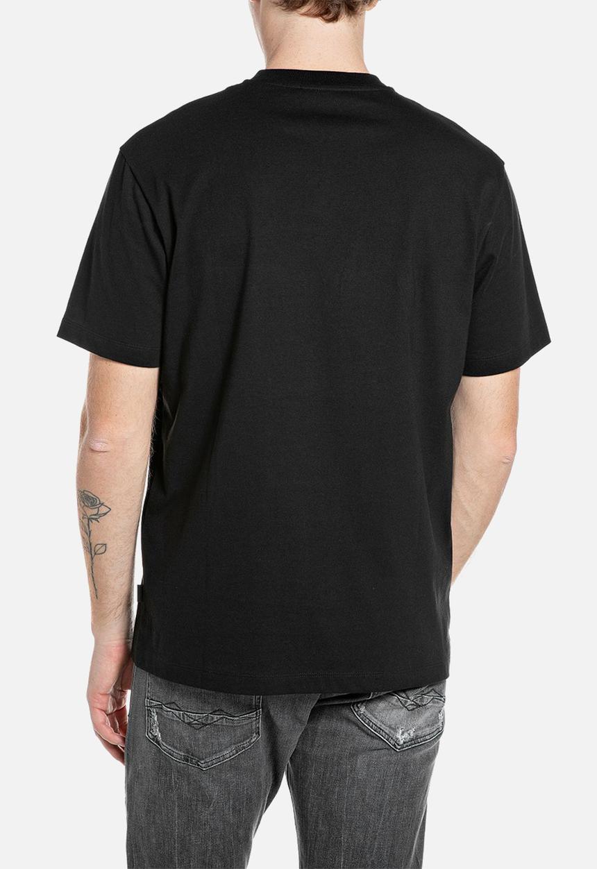 Replay - Denim Goods Graphic T-Shirt - Black