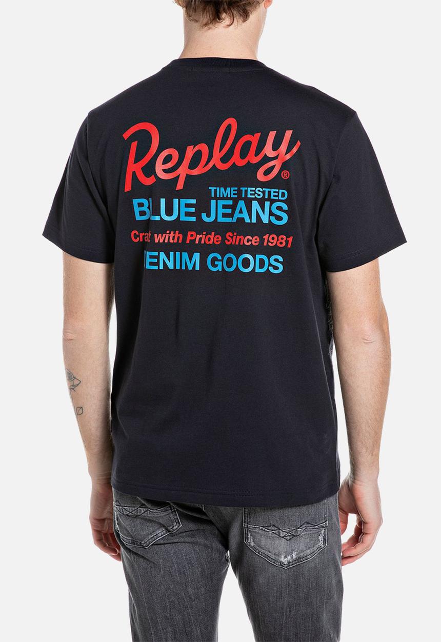 Replay - Heritage Graphic T-Shirt - Black