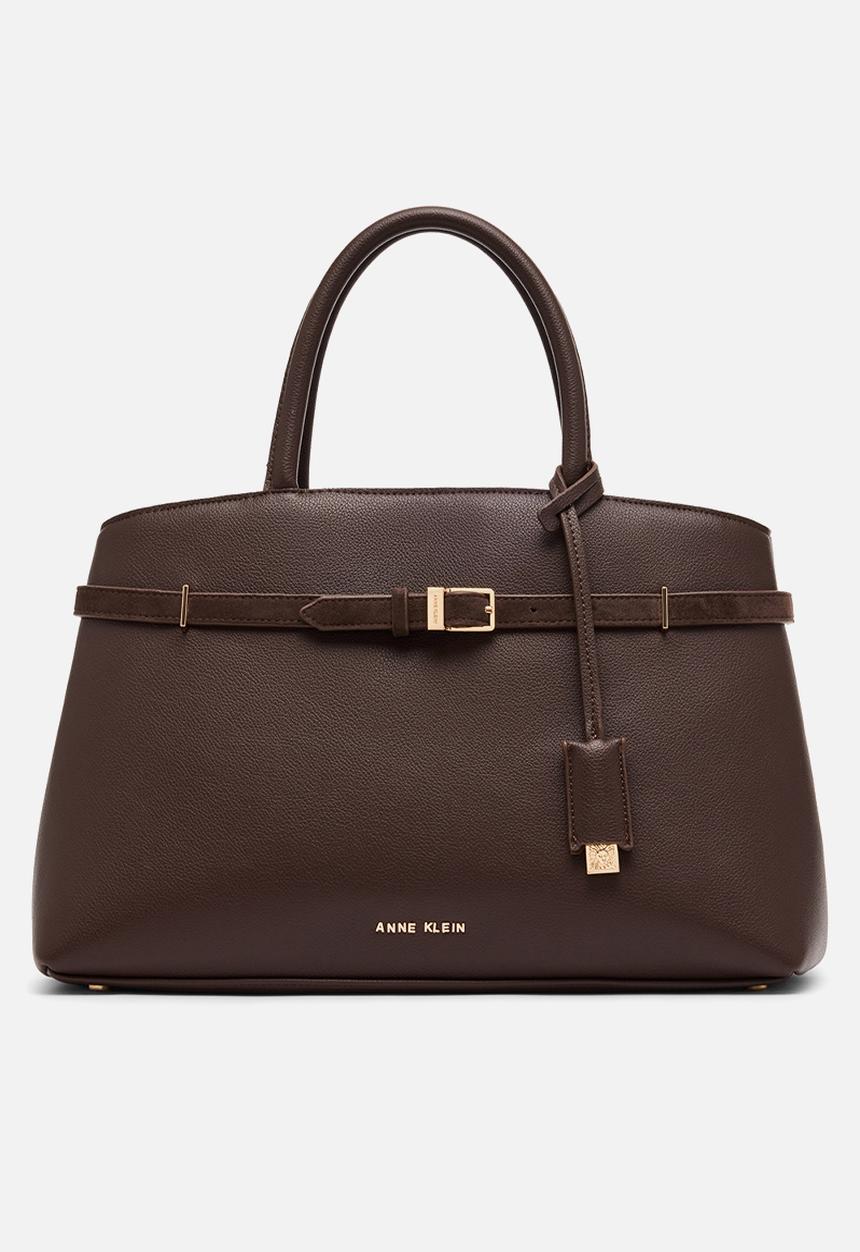 Anne Klein - Satchel Detachable Strap - Espresso