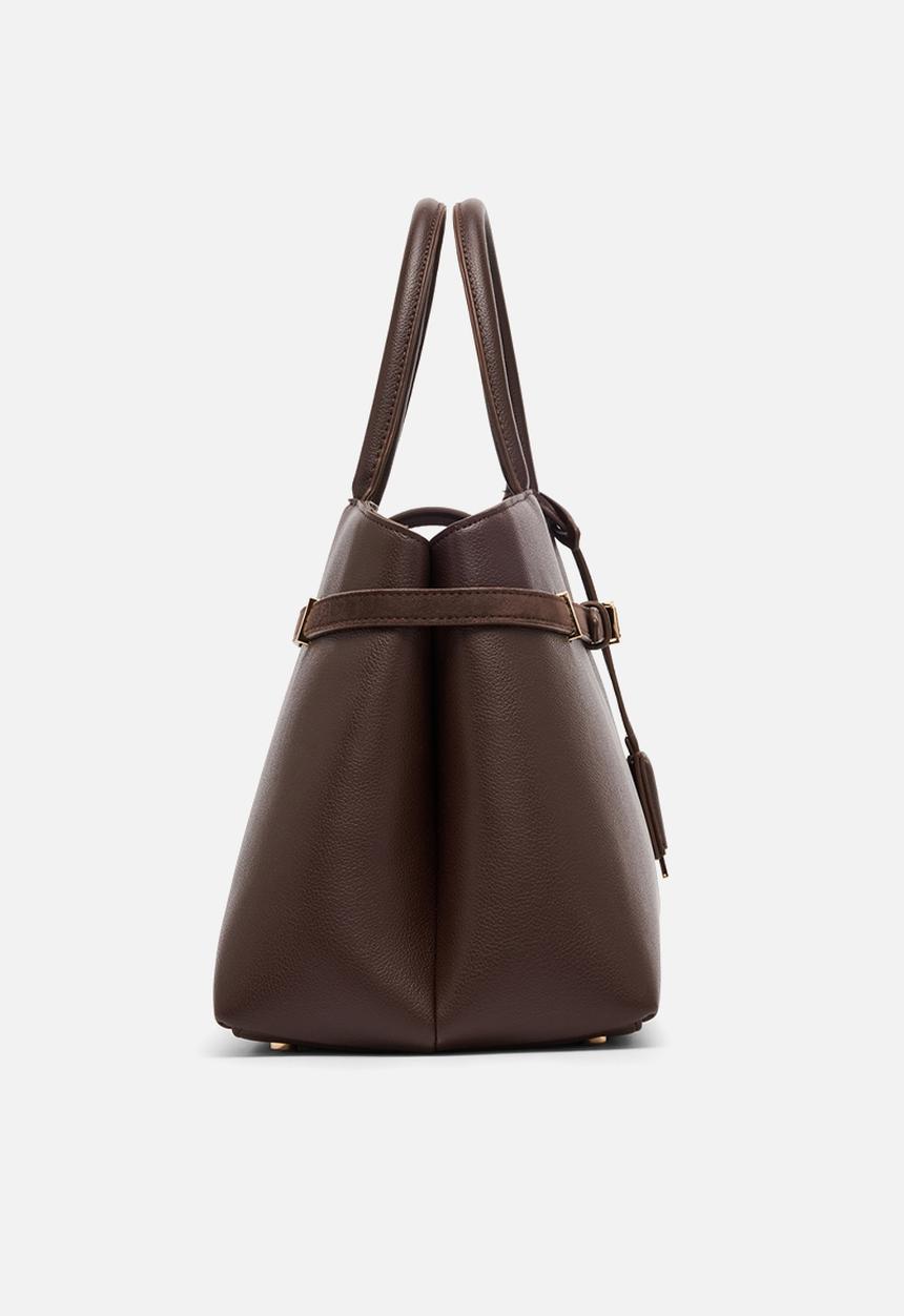 Anne Klein - Satchel Detachable Strap - Espresso