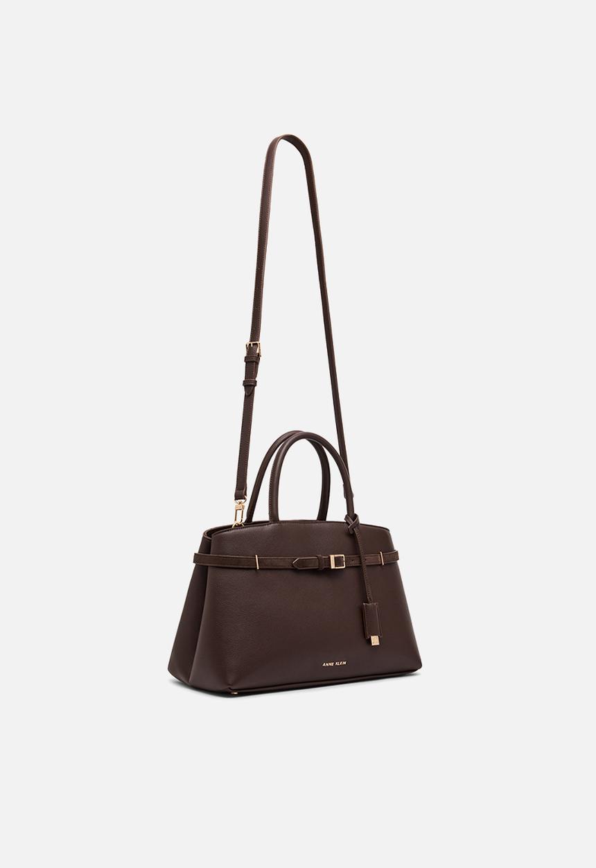Anne Klein - Satchel Detachable Strap - Espresso