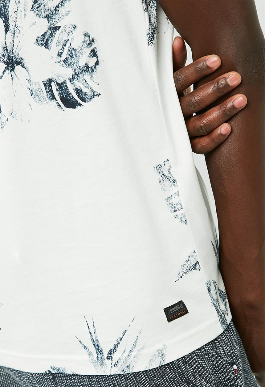 PRODUKT - Indigo flower tee s/s