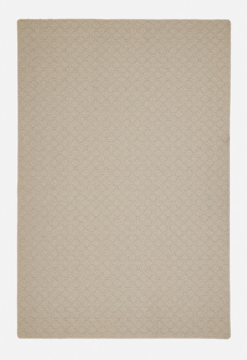 Sixth Floor - Amani Lattice Woven Wool Rug Flax