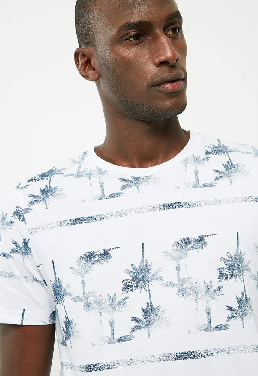PRODUKT - Indigo flower tee s/s