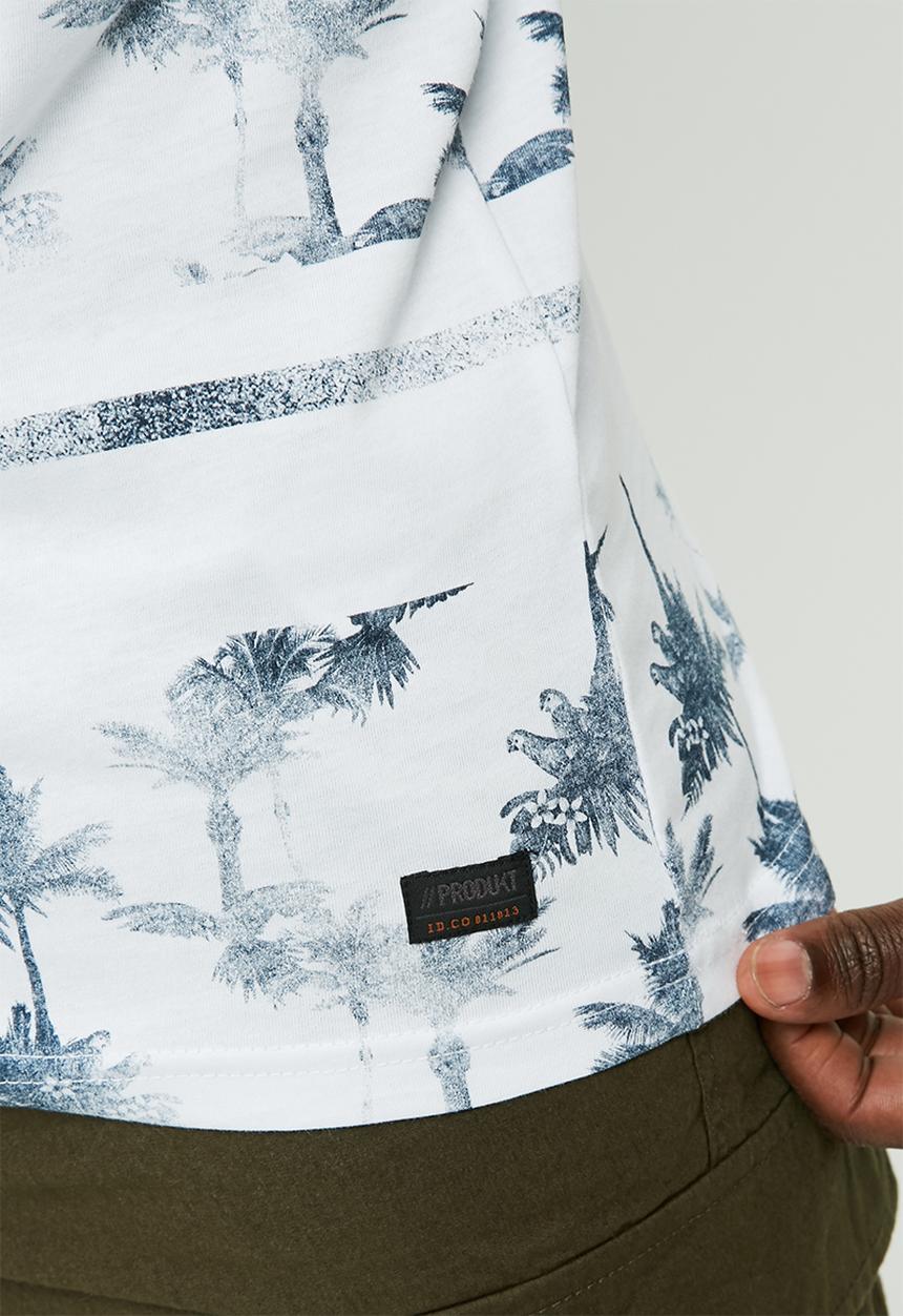 PRODUKT - Indigo flower tee s/s