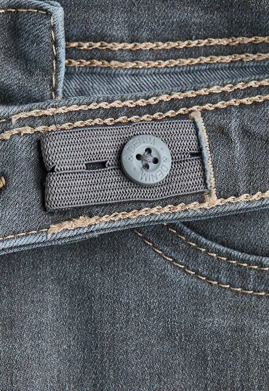 H&M - 2-Pack denim shorts - light denim blue/grey