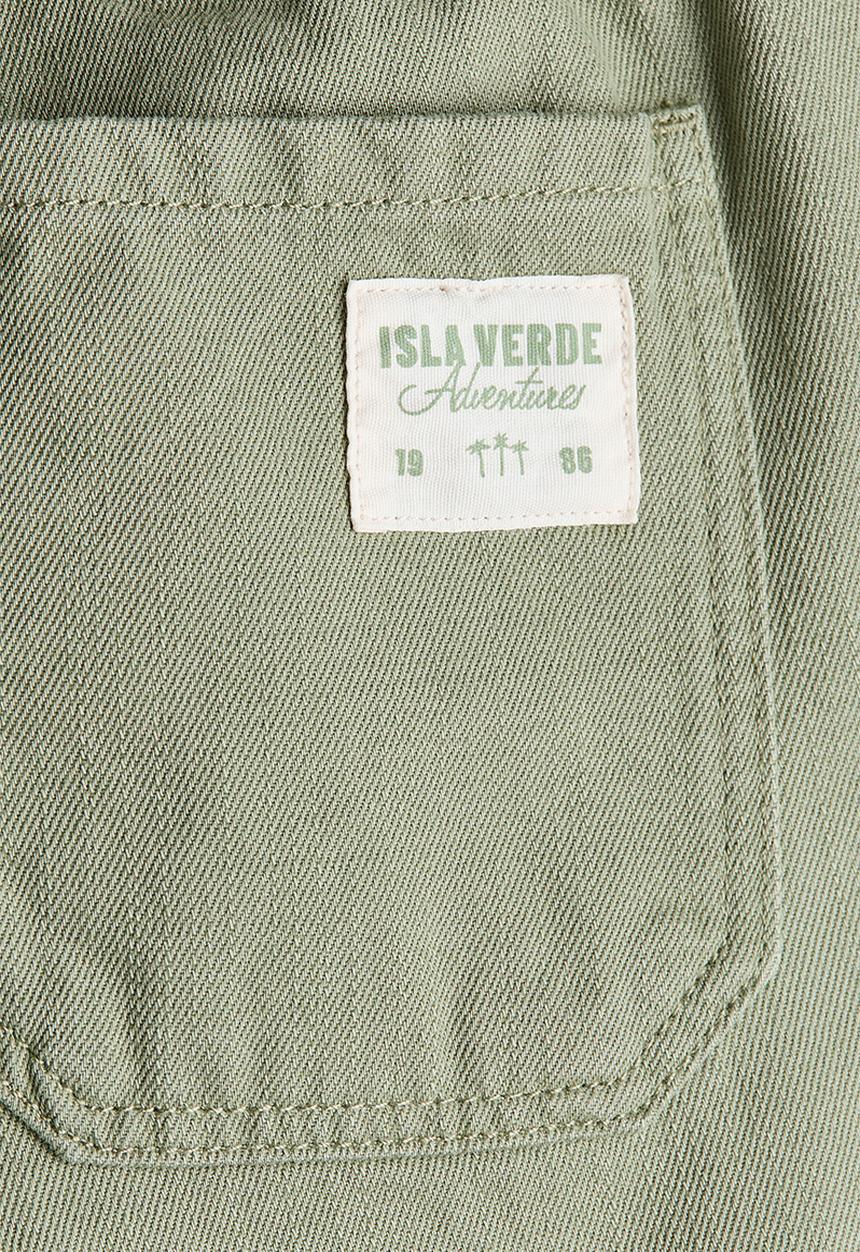 H&M - Cotton shorts - khaki green