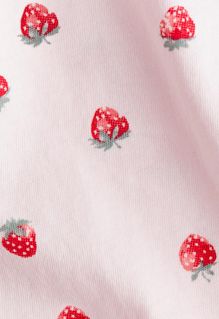 H&M - Patterned cotton pyjamas - light pink/strawberries