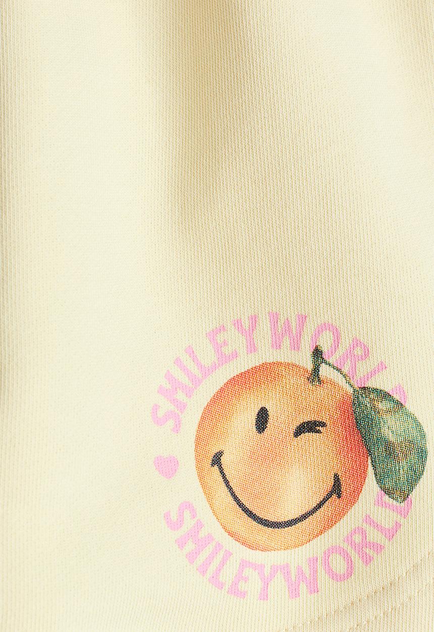 H&M - Print-motif sweatshorts - yellow/smileyworld®
