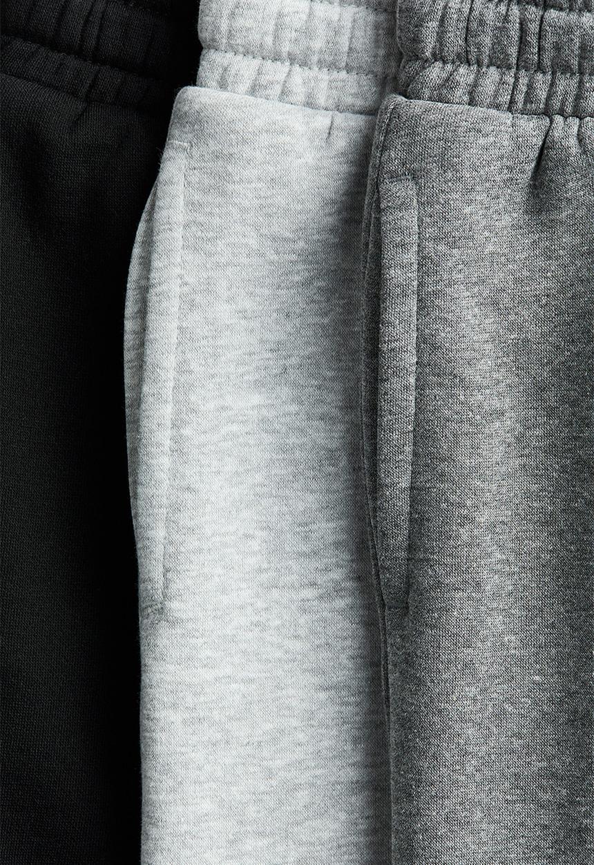 H&M - 3-Pack shorts - grey/black
