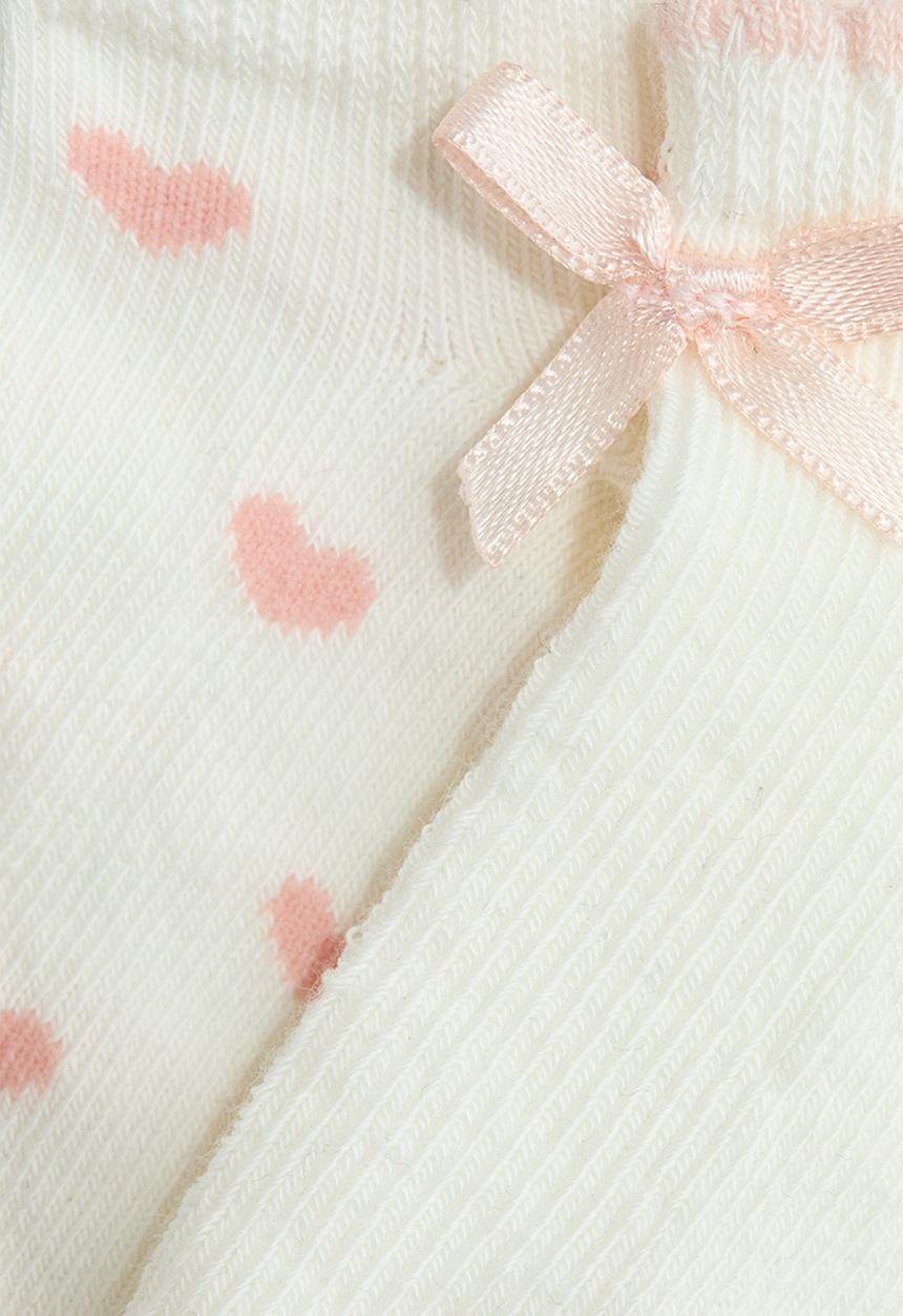 H&M - 4-Pack shaftless socks - pink/beige
