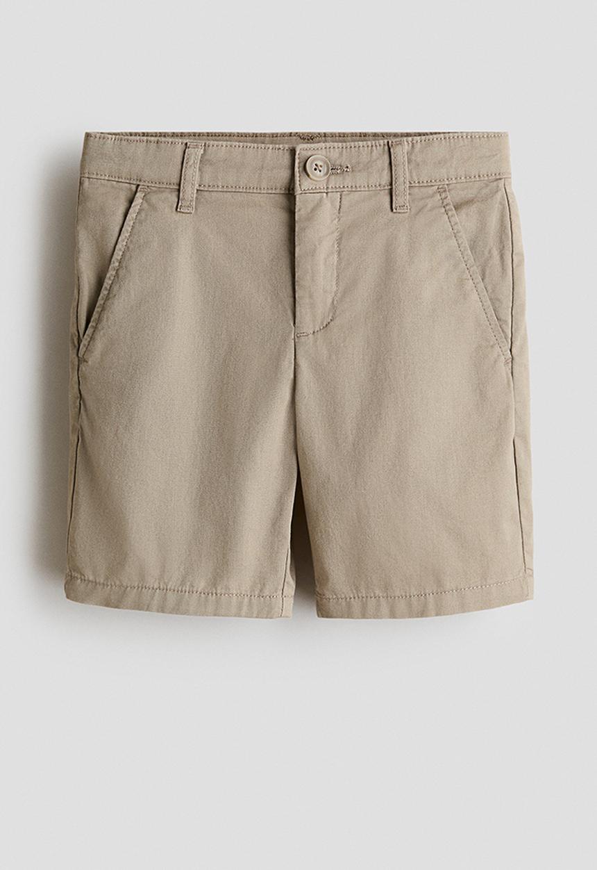 H&M - Cotton chino shorts - beige