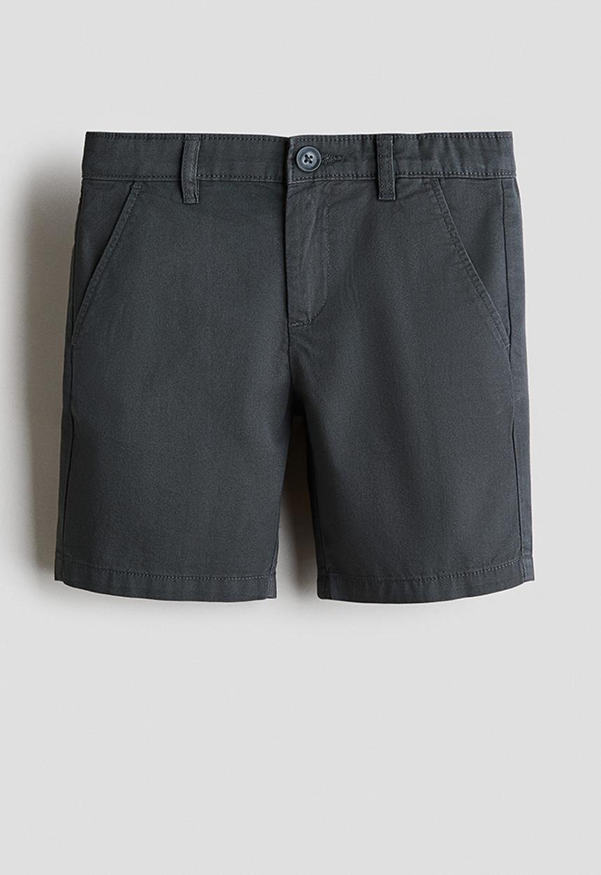 H&M - Cotton chino shorts - dark grey