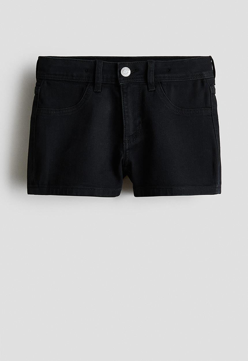 H&M - Denim shorts - black