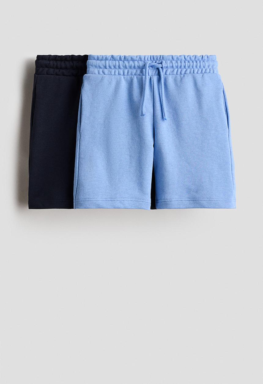H&M - 2-Pack sweatshorts - blue