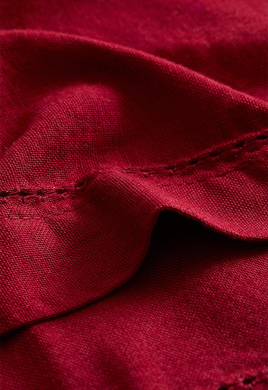 H&M - 4-pack cotton napkins - dark red
