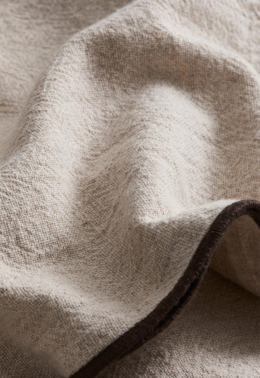 H&M - Linen-blend cushion cover - light beige