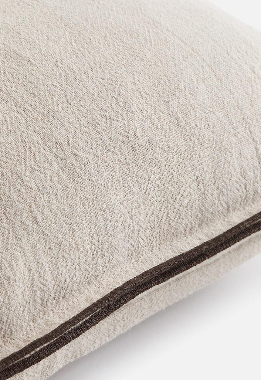 H&M - Linen-blend cushion cover - light beige