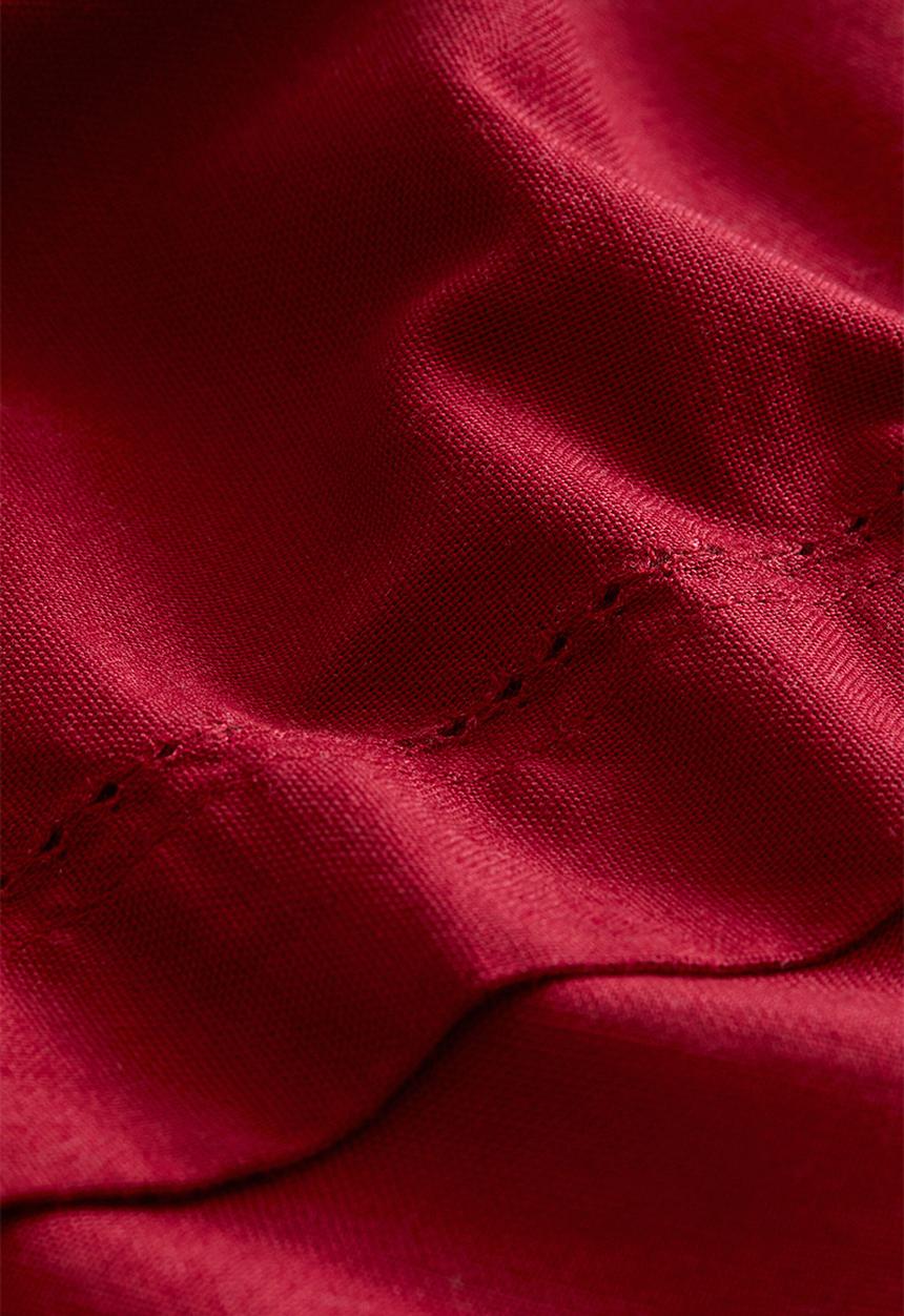 H&M - Cotton table runner - dark red