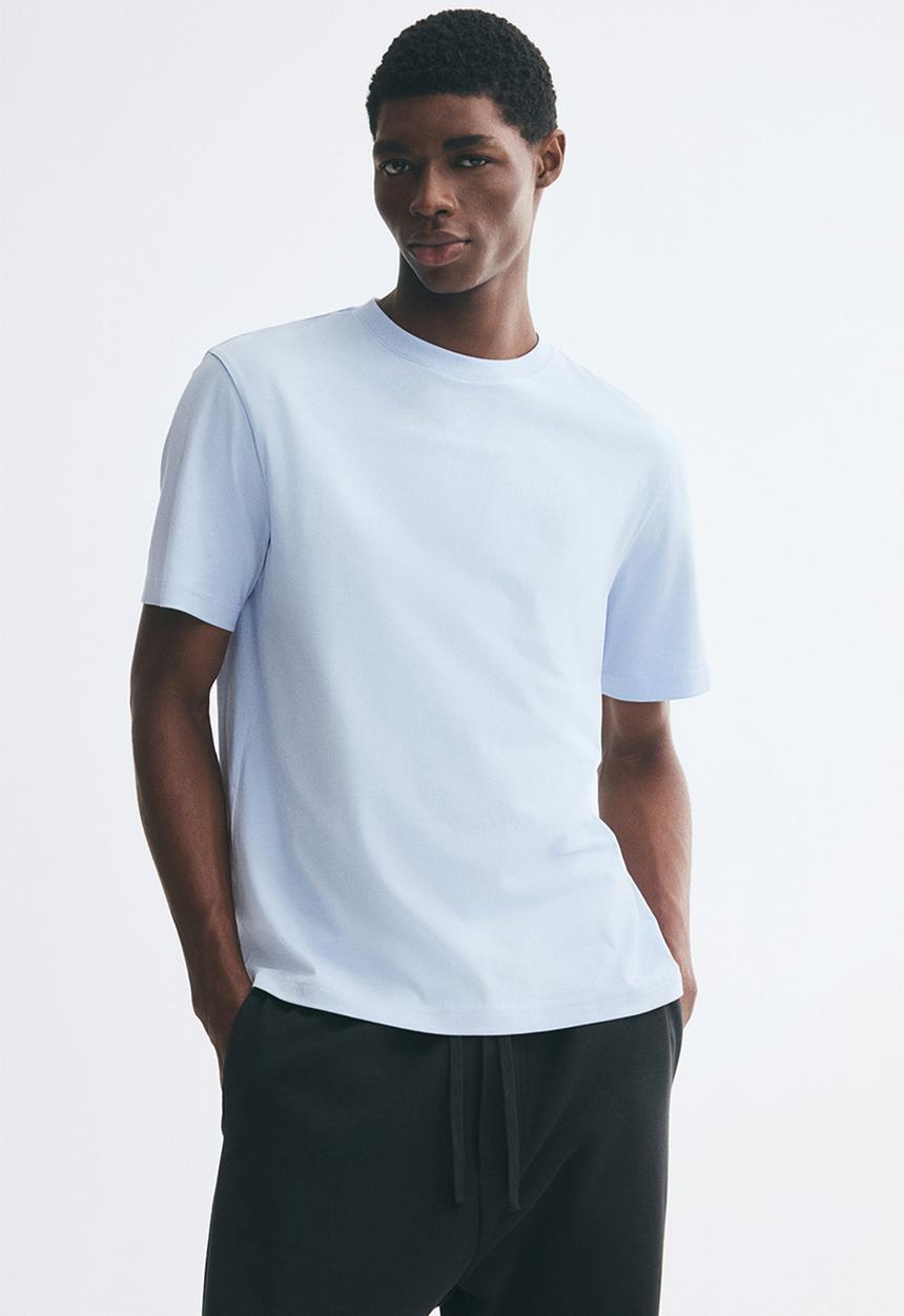 H&M - Coolmax regular fit T-shirt - light blue