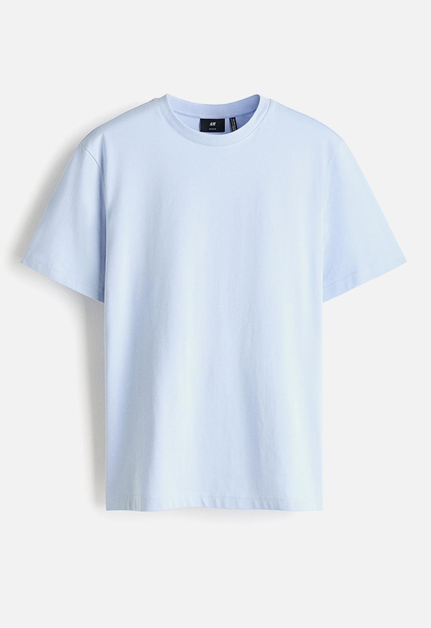 H&M - Coolmax regular fit T-shirt - light blue
