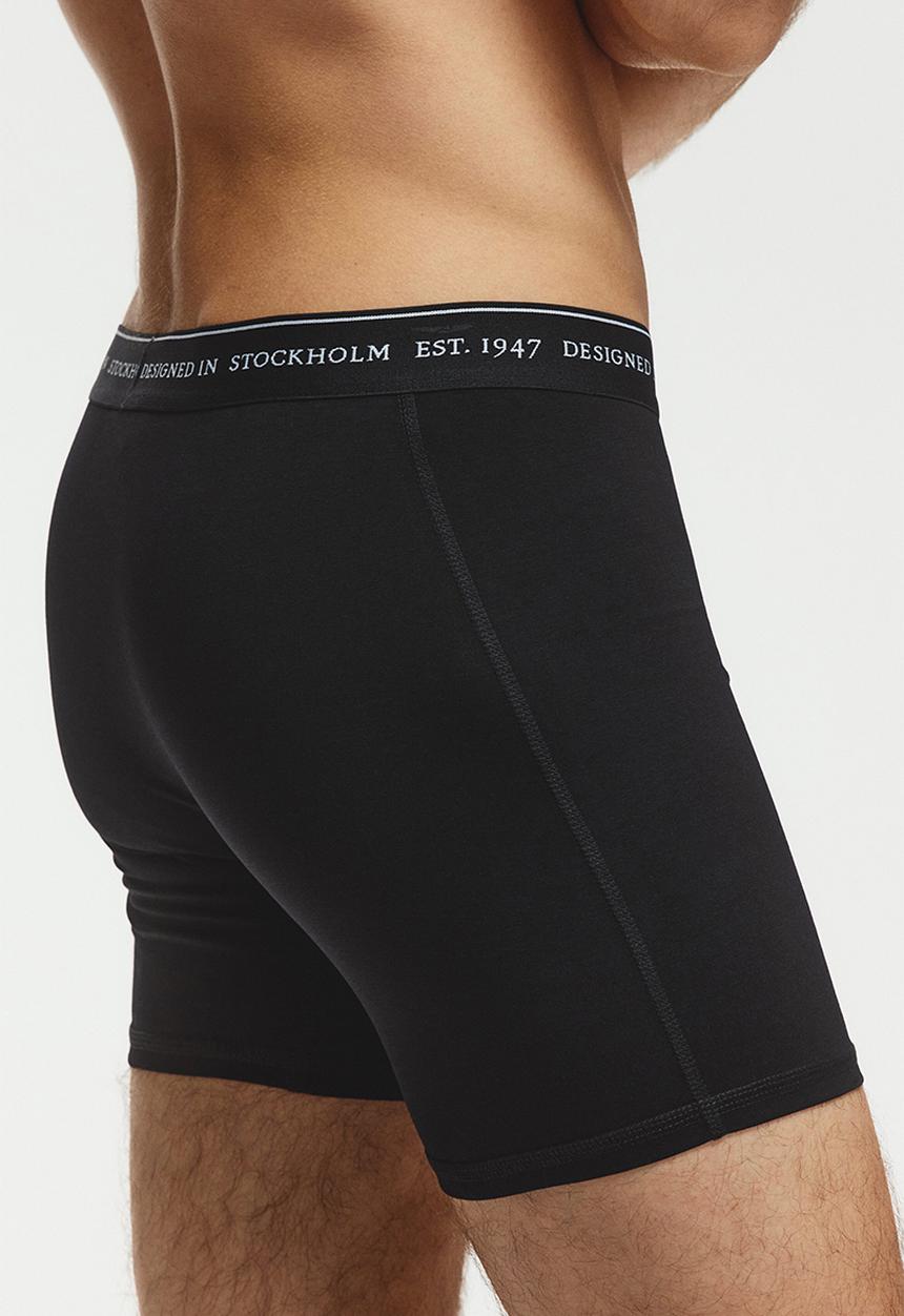 H&M - 3-Pack coolmax mid trunks - black