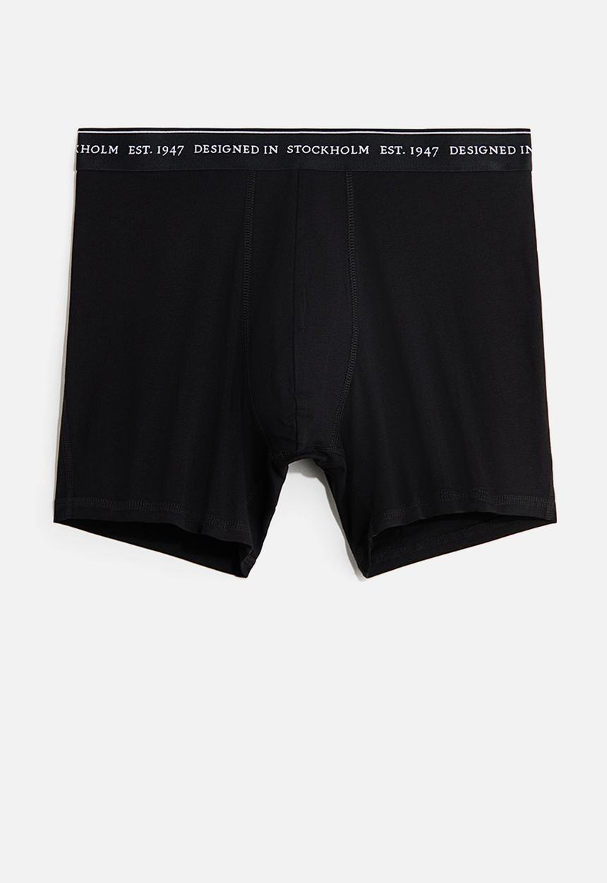 H&M - 3-Pack coolmax mid trunks - black
