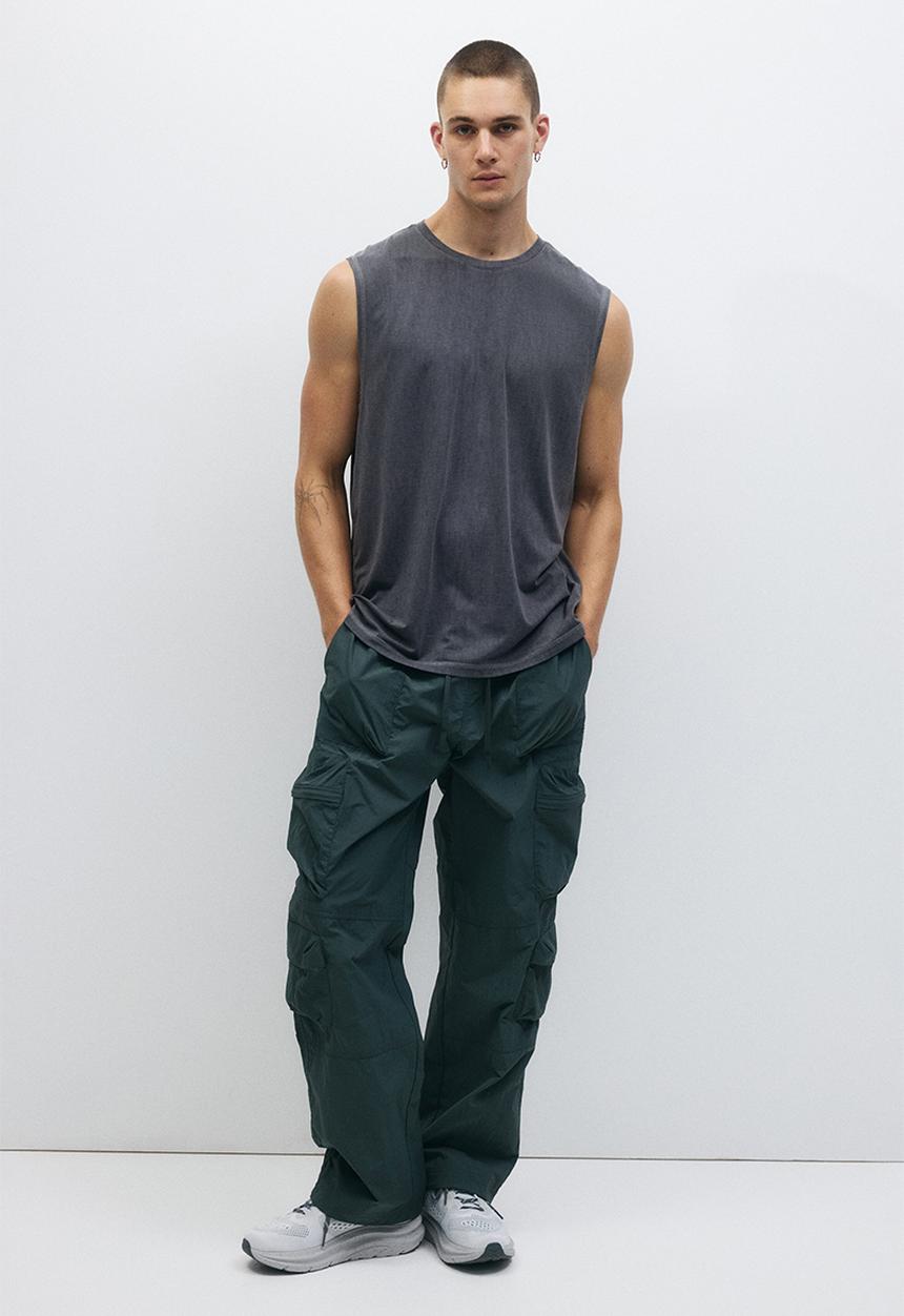 H&M - Regular fit sports vest top with drymove™ - dark grey