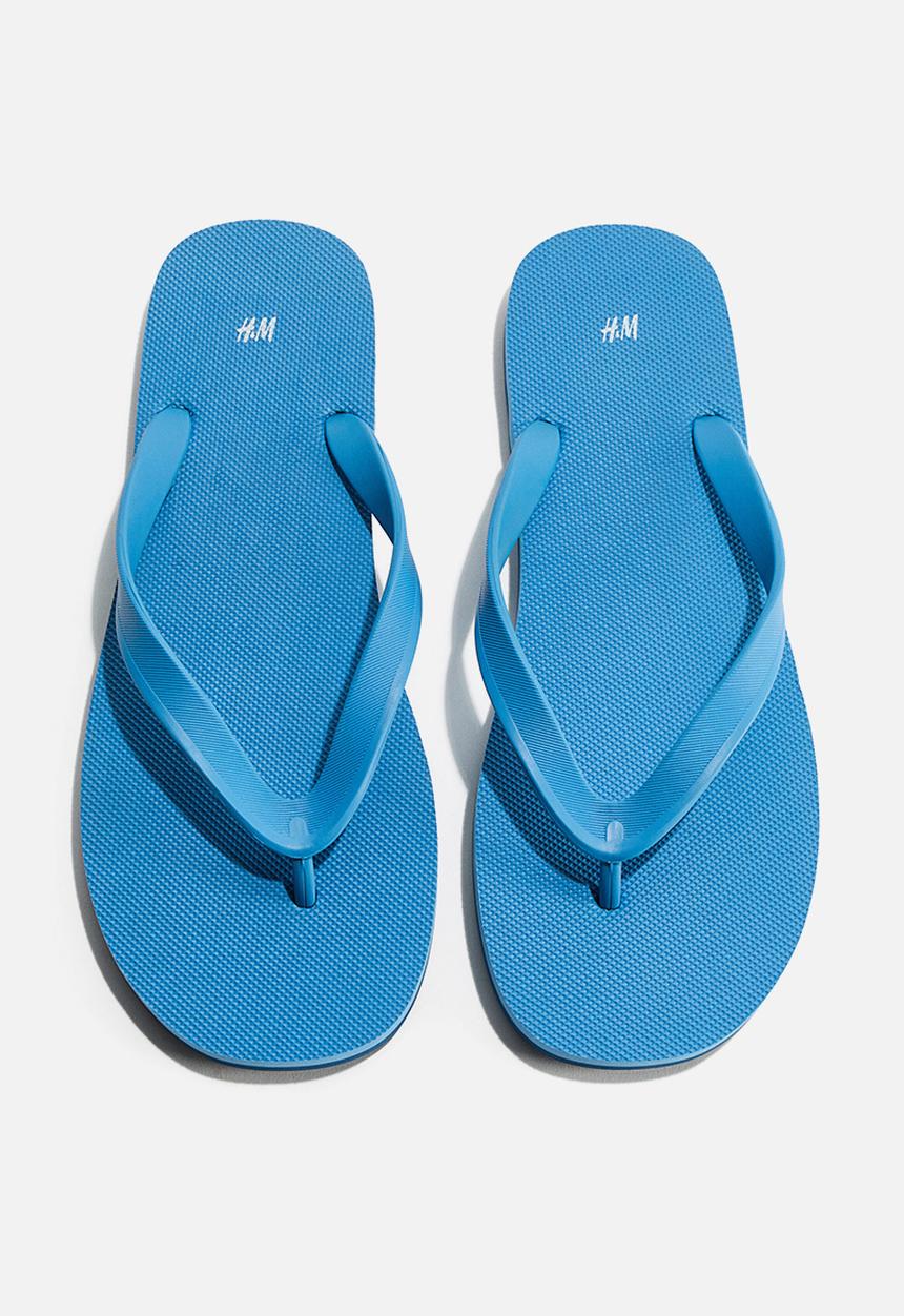 H&M - Rubber flip flops - blue