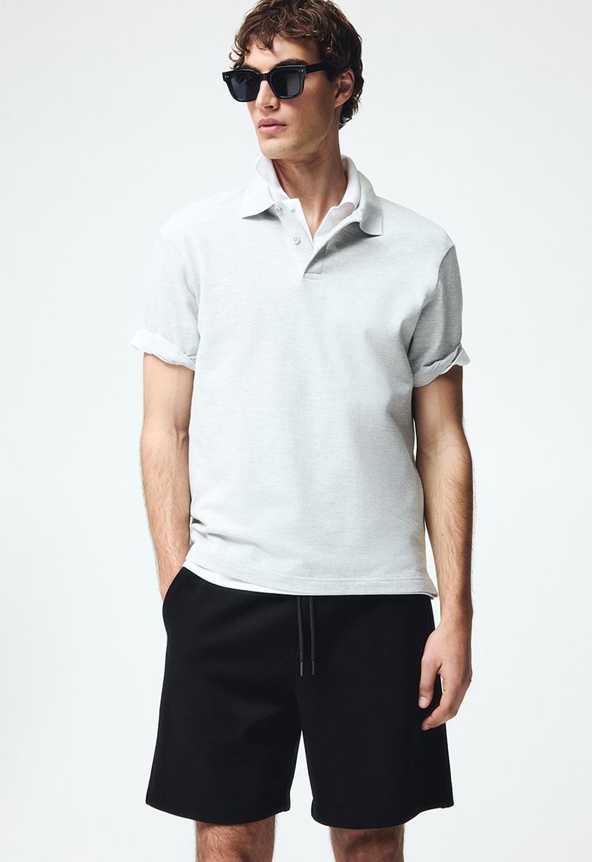 H&M - Regular fit interlock shorts - black
