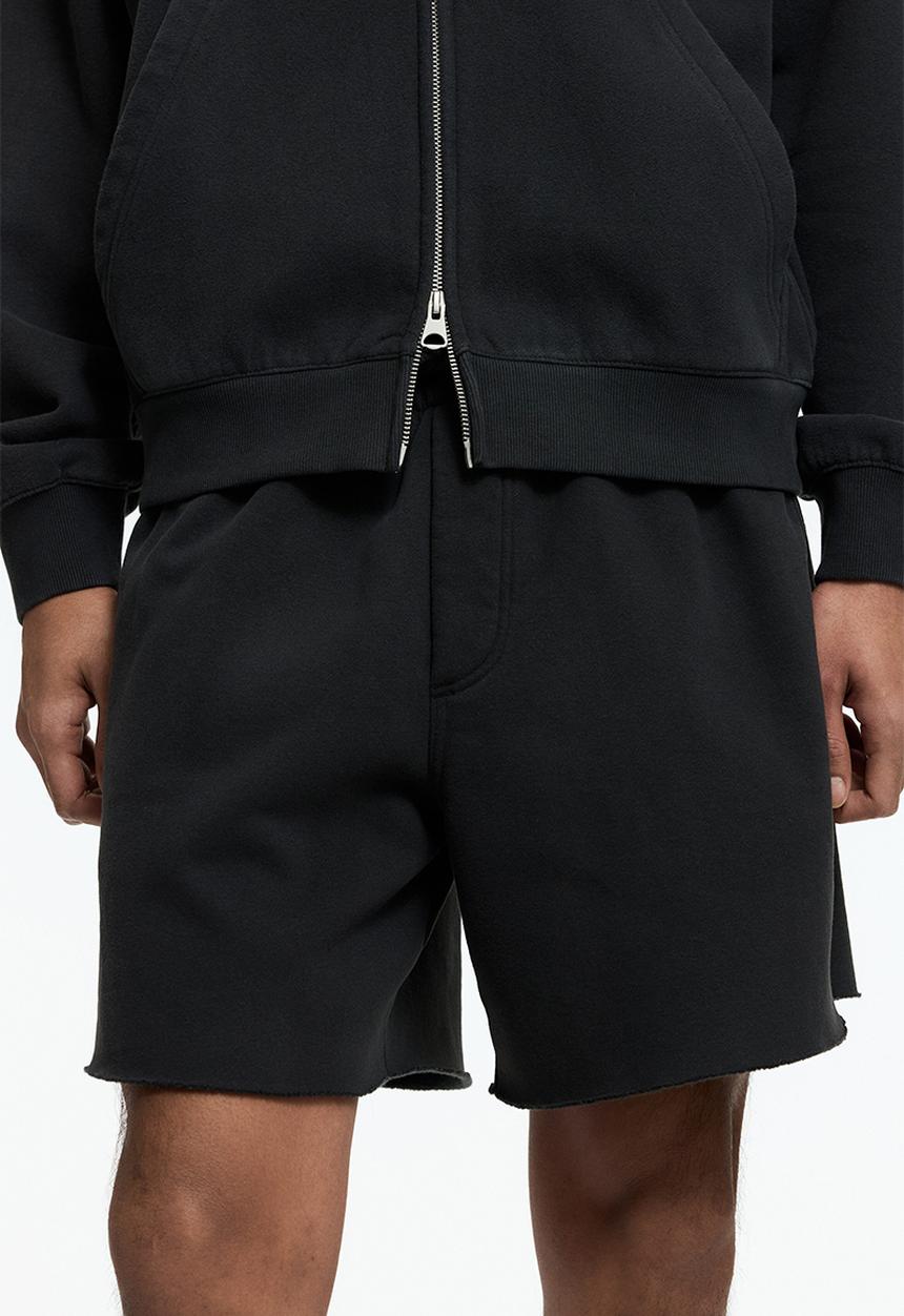 H&M - Relaxed fit sweatshirt shorts - dark grey
