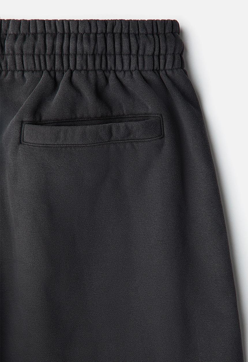 H&M - Relaxed fit sweatshirt shorts - dark grey