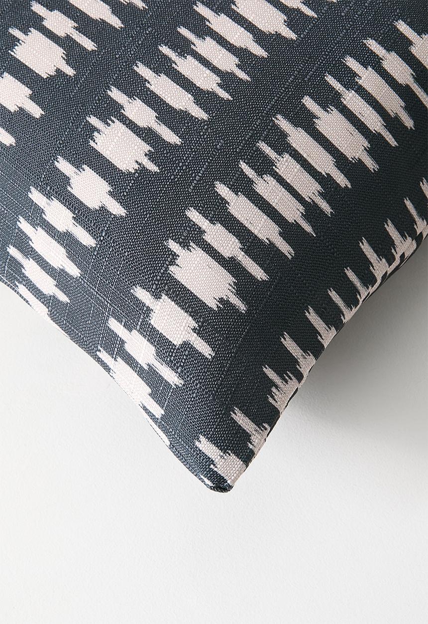 Sixth Floor - Tribe Print Cushion Cover - Black & Natural